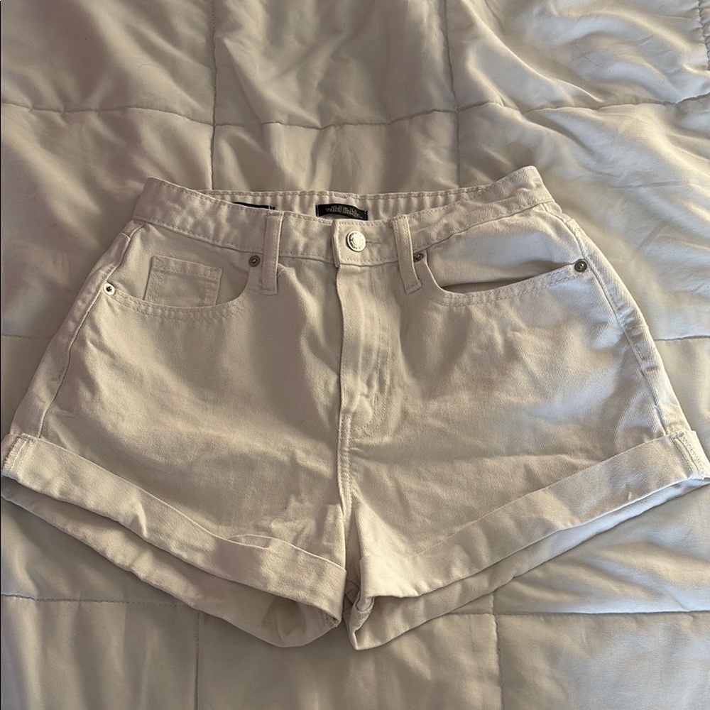 Wild Fab White Women's Shorts